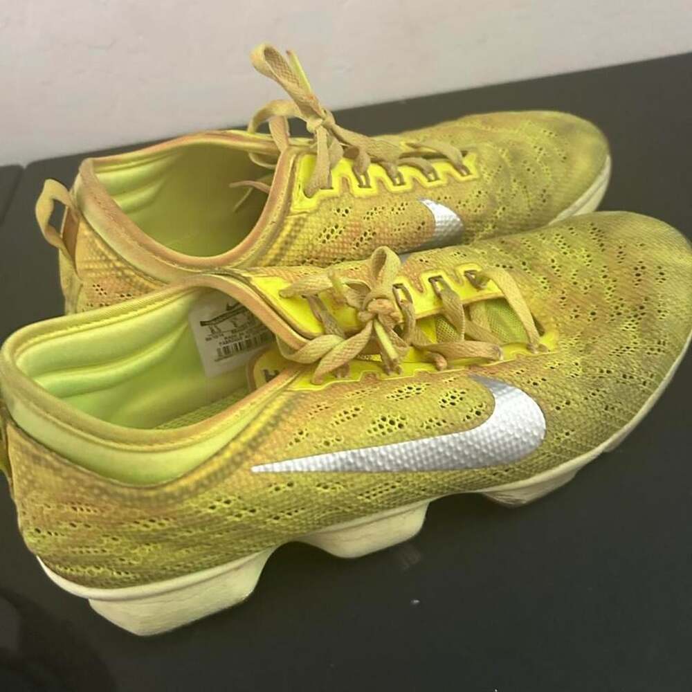Nike Zoom HyperRev 2014 US 8.5 Yellow Green Sneakers 684984-700